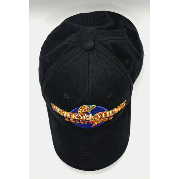 Universal Studios Hollywood Hat Black Adjustable Baseball Cap Souvenir Embroider - Picture 3 of 8